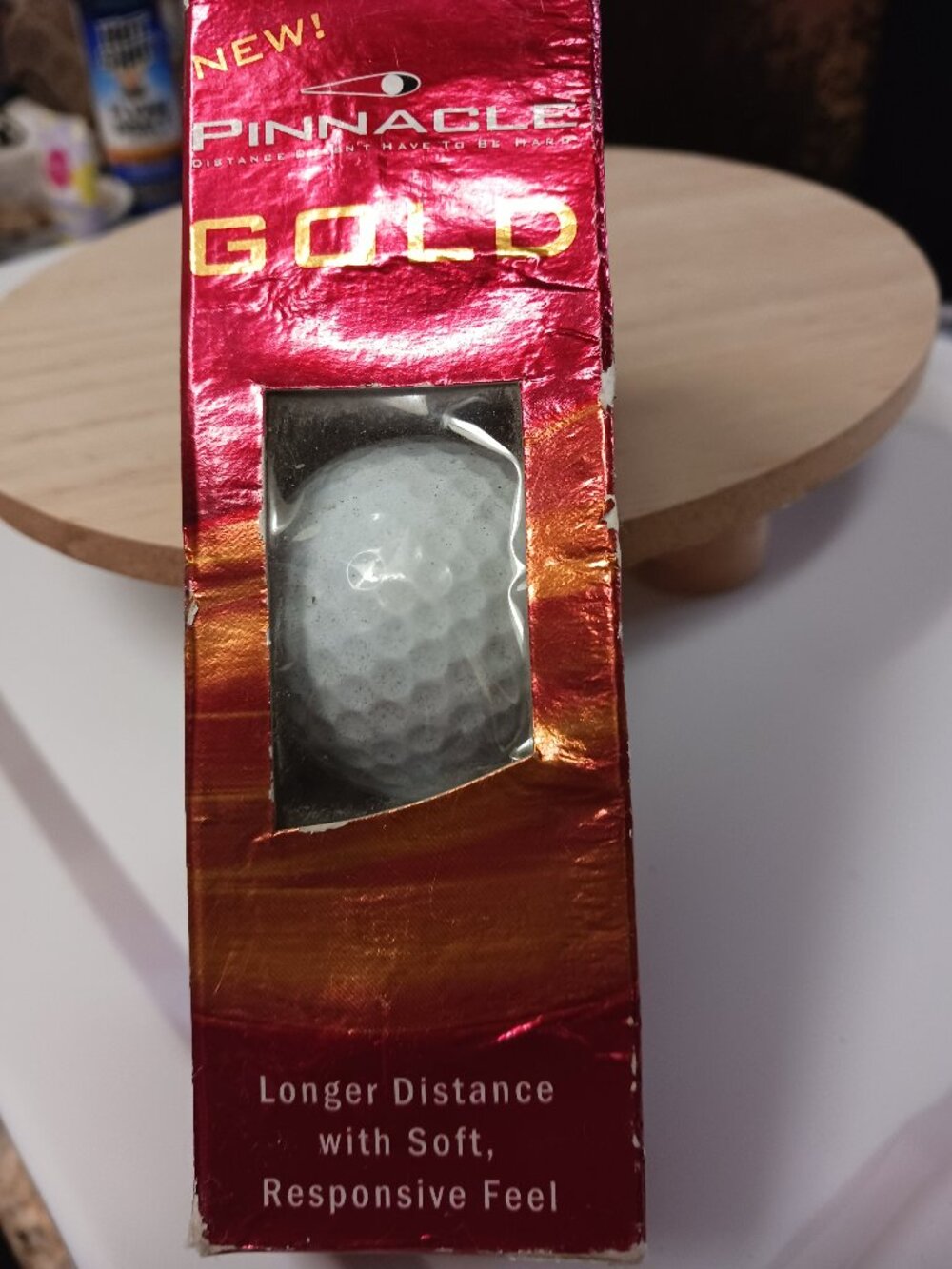 NEW Pinnacle Gold Distance Golf Balls (1 Sleeve / 3-Pack Box) - Gloss White - #2